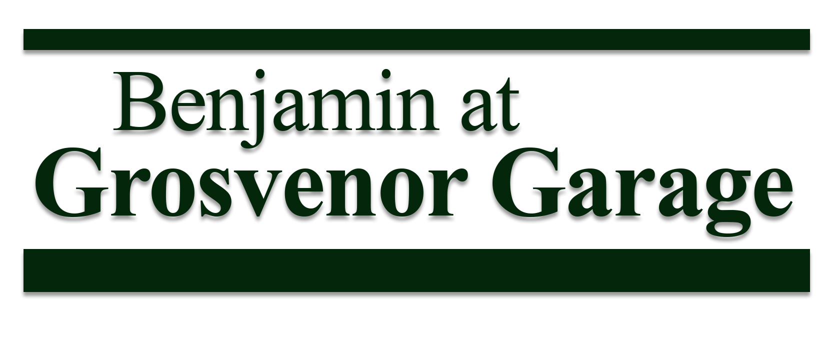 Benjamin at Grosvenor Garage Logo